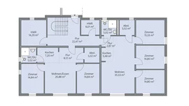 Variante S2 – Grundriss Erdgeschoss